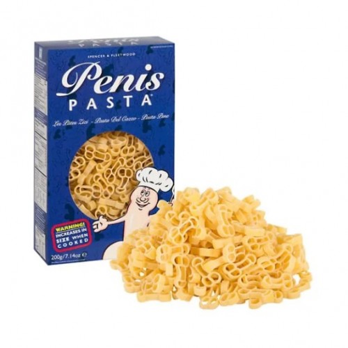 Köp Penis Pasta 200g – rolig penisformad pasta perfekt som present Spencer & Fleetwood Penis Pasta 200g – penisformad italiensk durumvetepasta för möhippa och temafest