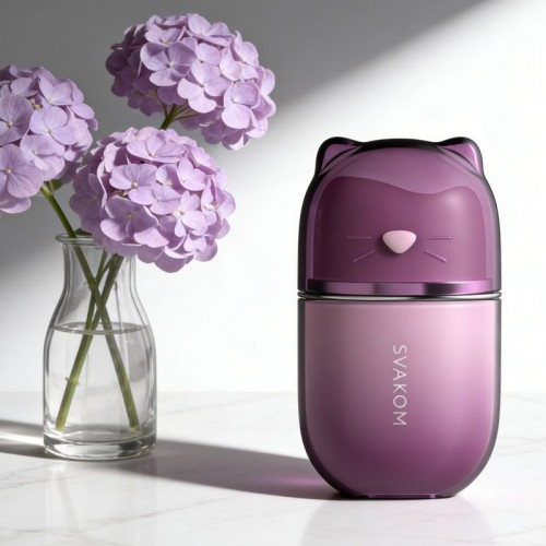 SVAKOM Klitty lavendel klitorisstimulator med slickande rörelser, vibrationer och tryckvågor – appstyrning via Svakom App