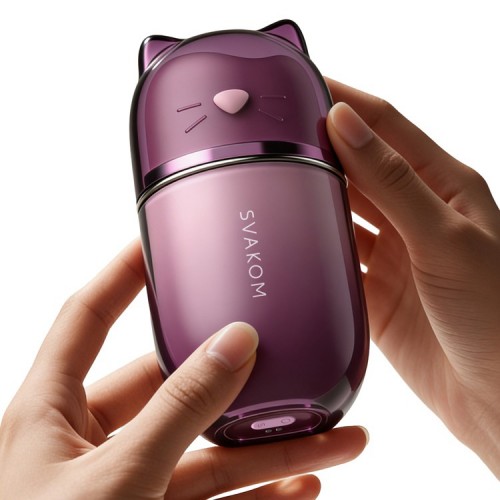 SVAKOM Klitty lavendel klitorisstimulator med slickande rörelser, vibrationer och tryckvågor – appstyrning via Svakom App