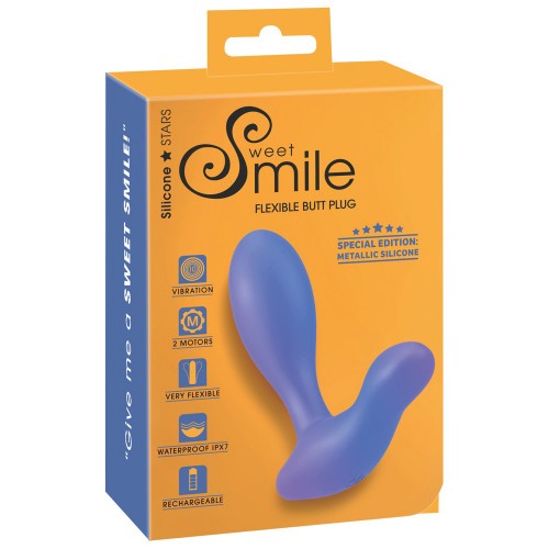 Sweet Smile Flexible Butt Plug mjuk böjbar analplug i silikon – smidig passform för nybörjare och vana