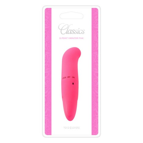 Toyz4Lovers Soft G-Spot Vibe rosa G-punktsvibrator i ABS-plast – 11,5 cm klassisk vibrator för precis G-punktsstimulans