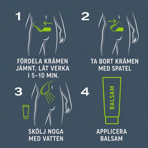 Veet Men Total Pro Intimate Hair Removal Set – hårborttagningskit för intimområden med kräm och aloe vera balsam