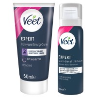 Veet Woman - Expert Intimate Hair Removal Cream + Foam Balm Set