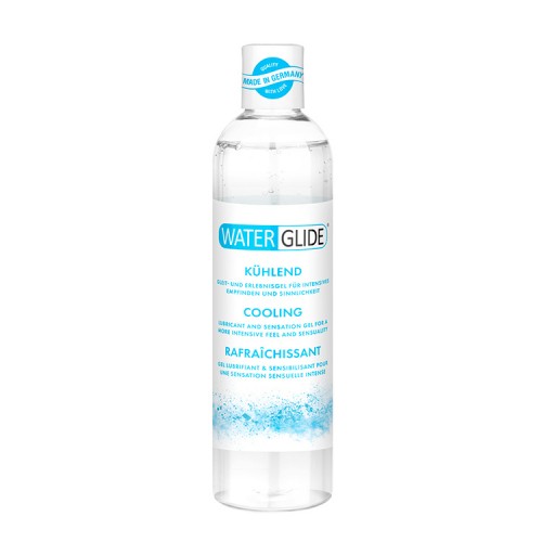 Waterglide Cooling Gel 300ml stimulerande glidmedel – vegansk, doftfri och färglös för intensivare orgasmer
