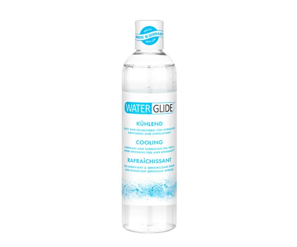 Waterglide Cooling Gel 300ml stimulerande glidmedel – vegansk, doftfri och färglös för intensivare orgasmer