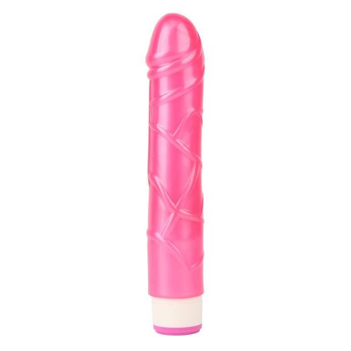 Wild Penetrator rosa vibrator 23 cm realistisk form med kraftfulla vibrationer – naturtrogen pink vibrator med tydliga detaljer
