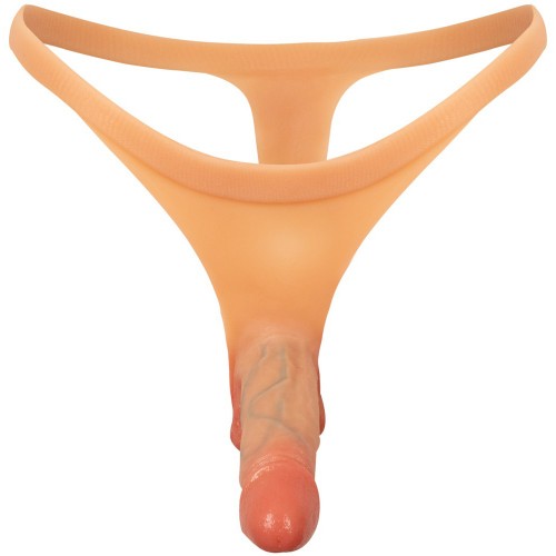 You2Toys Ultra Realistic Double Penis Thong – stringtrosa med dubbla realistiska penisar för vaginal och anal stimulans