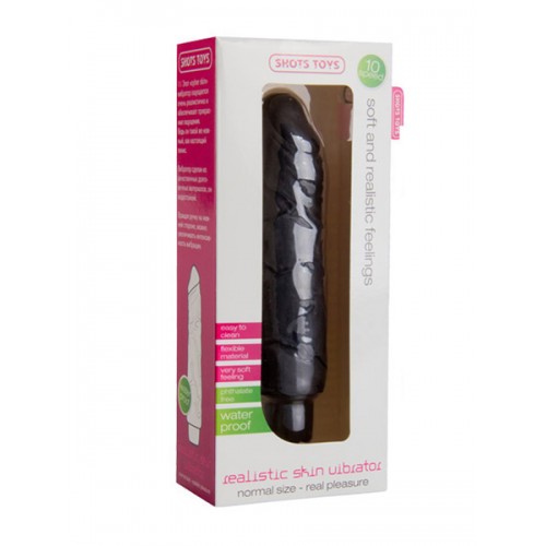 Realistic Skin Vibrator - Svart