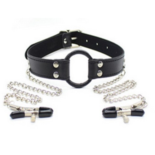 Bondage Open Mouth & Nipple Clamps