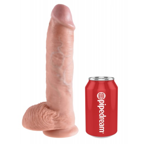King Cock 10" With Balls - XXL