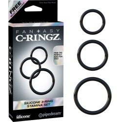 Fantasy C-Rings - 3-Pack Pensringar I Silikon